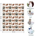 thumbnail image 4 of Football Helmets with Bows Pattern Blanket,Comfortable Soft Lamb Wool Throw Blanket,All Season,Warm Lightweight Blankets for Sofa Bed Couch Living Room Chair,30"x40", 4 of 4