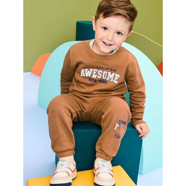 Garanimals Baby & Toddler Boys Graphic Fleece Crewneck Sweatshirt photo 2