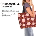 thumbnail image 2 of Kdxio Cute Pig with Coins Casual Tote Bags Women Big Capacity Shoulder Bag for Women Travel Shoulder Bags Handbags, 2 of 8
