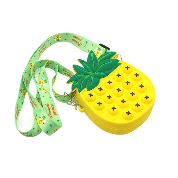 Push Bubble Coin Purse Silicona Descompresión Juguete Extrusión Bubble Messenger Bag Para Adultos Y Niños Scienceny AP007154-07