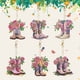 thumbnail image 1 of DIY Point Drill Key Ring Cartoon 6pcs Diamante Pinturas Llavero Decoración Regalo Hugtrwg  Para estrenar, 1 of 9