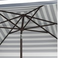 thumbnail image 4 of SAFAVIEH Outdoor Collection Elsa Fashion Line 7.5-Foot Square Umbrella Navy/White, 4 of 6