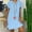 1# Light Blue Womens Summer Dress, variant on 1