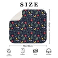 thumbnail image 4 of Pioneer Flower Floral Print Pattern Kitchen Dish Drying Mat 1 Pack, Ultra Absorbent Microfiber Drainer Mat, 16"x18", 4 of 6