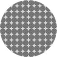 thumbnail image 1 of Ahgly Company Machine Washable Indoor Round Transitional Gray Cloud Gray Area Rugs, 4' Round, 1 of 7