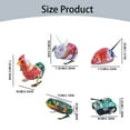 thumbnail image 3 of BJBSJSZ Vintage Tin Toys Clockwork Toys Metal Clockwork Spring Wind up Metal Jumping Animal Toys Metal Jumping Interesting Toys, 3 of 7