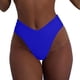 thumbnail image 3 of Gibobby Pantalones cortos de baño Parte inferior de bikini para mujer, parte inferior de natación de completa, cintura media, parte inferior de traje de (Azul,G), 3 of 5