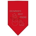 thumbnail image 4 of Mirage Pet Snowman's Best Friend Rhinestone Bandana Cocoa Large, 4 of 10