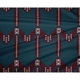 thumbnail image 4 of oneOone Polyester Lycra Fabric Chevron Ikat Print Sewing Fabric BTY 56 Inch Wide, 4 of 4