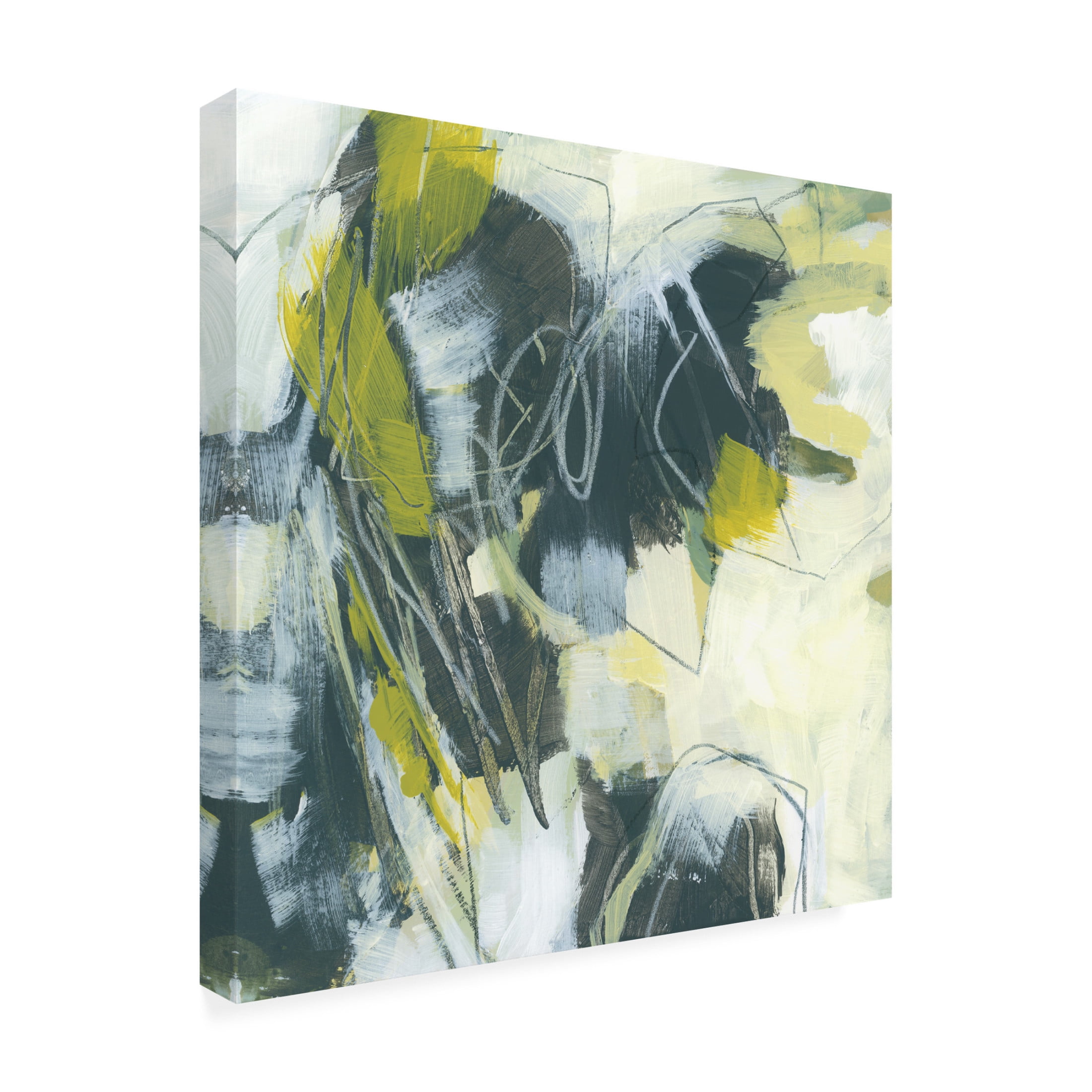 Trademark Fine Art June Erica Vess  Citron Synergy II Canvas Wall Art