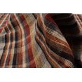 thumbnail image 2 of Kilim Tissésmain Manhattan Rouge Gris Laine5'4x7'8, 2 of 4