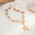 thumbnail image 6 of NICKSUN Summer Ocean Vacation Starfish Pendant Necklace, Irregular Shell Beach Statement Choker Necklace, 6 of 9