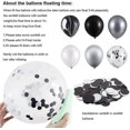 thumbnail image 3 of 60Pcs 12 Inch Agate Latex Balloons Confetti Balloons Colorful Balloons, 3 of 5
