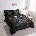 thumbnail image 2 of Erosebridal Motorcycle 7-Piece Bedding Comforter Set,American Eagle Animals King Bedding Sets For Bots Adults,Reversible, 2 of 7