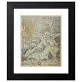 thumbnail image 2 of After Bartolommeo Schedoni 12x14 Black Modern Framed Museum Art Print Titled - Cupid in a Landscape (After 1611), 2 of 5