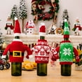 thumbnail image 6 of WRITWAA Red Wine Bottle Covers Set for Christmas Dinner, Holiday Party Decorations, Festive Table Decor, Seasonal, 6 of 8