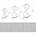 thumbnail image 6 of chengsi Small Stainless Steel Hanger Hanging S Hooks Kitchen Meat Pan Utensil 10PCS Set, 6 of 6