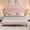 Pink, variant on Senfot Queen Size Velvet Iron MDF Vertical Pattern Soft Bag Basic Bed, Dark Green Upholstered Bed Frame, Stylish Design, Comfortable Mattress, No Box Spring