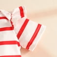 thumbnail image 6 of JUMEYU Infant Clothes Newborn Infant Baby Girl Outfit Romper Short Sleeve Romper 0 3 6 9 12 18 24 Months (Red,12-18 Months), 6 of 9