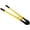Yellow + Steel#08, variant on 18 Inch Bolt Cutter for Fence, Steel Wire, Chain, Screws, Rivets & Medium Padlocks, Ergonomic Soft Rubber Grip Handle, Yellow Steel Construction