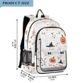 thumbnail image 2 of FORMRS Unisex School Backpack 17" Student Travel Bag with Laptop Compartment, Ghost Design, 2 of 7