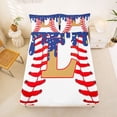 thumbnail image 5 of Erosebridal Boys Baseball Sport Themed Bed Sheets,Watercolor Ice Cream Baseball King Sheets For Kids Boys Men 4-Piece, 5 of 6