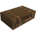 thumbnail image 1 of Wald Imports 70012/MD Valise de Rangement en Similicuir Brun, 1 of 7