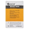 thumbnail image 5 of Niche Rear Right Brake Rotor Pad Kit for Honda 06435-MAZ-016 Motorcycle MK1006657, 5 of 6