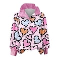 thumbnail image 4 of Women's Heart Blouses Valentine Long Sleeve Button Up Dressy Lapel Collared Shirts Cute Casual Outfits, 4 of 4