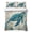 Turquoise Blue, variant on Twin XL Quilt Set 68''x98'', Blue Paisley Lightweight Bedspread Coverlet Set with 2 Pillow Shams, Vintage Boho Flower Botanical Leaf Branch Breathable All Season Quilt Bedding for Dorm/Guest Room