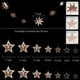 thumbnail image 4 of Decor365 Champagne Gold Star Garlands Hanging Twinkle Little Star Decorations Gold Party Supplies Baby Shower Birthday New Year Eve Graduation Christmas Ramadan Bridal Bachelorette Galaxy Theme, 4 of 7