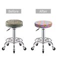 thumbnail image 4 of Cauagu Colorful Cow Skin Print Round Stool Covers,Seat Cushion for Round Bar Stool Chair Seat Cover for Bar Round Chair Fits for 12/13/14in Bar Stool Cushion, 4 of 7