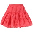 thumbnail image 1 of Richie House Girls' Orange Lightweight Ruffled Skirt RH0899, 1 of 2
