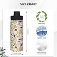 thumbnail image 3 of Cauagu Fall Animals Print 18oz Vacuum Insulated Stainless Steel Water Bottle,Coffee Travel Mug Spill Proof with Lid,Thermos Cup for Keep Hot/Ice Water Drinks, 3 of 7