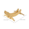 thumbnail image 2 of unbranded 1Pack Rectangular Bike Holder Wood Khaki for Cyclists, 2 of 7