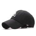thumbnail image 2 of Gorra de béisbol Skulls Anime Snapback de algodón negra, 2 of 2