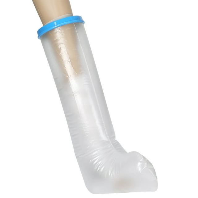 Ensemble de Bain de Protection Ensemble de Bain Cast Protector Cast Protector Bleu Maillot de Bain Adulte à Manches Longues avec Anneau PP Manchon de Protection SL H2103 65cmLong Jambes