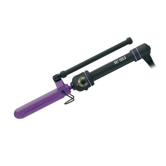 Hot Tools Professional 1" Gold Plated Marcel Hair Curling Iron, Black, HT1108