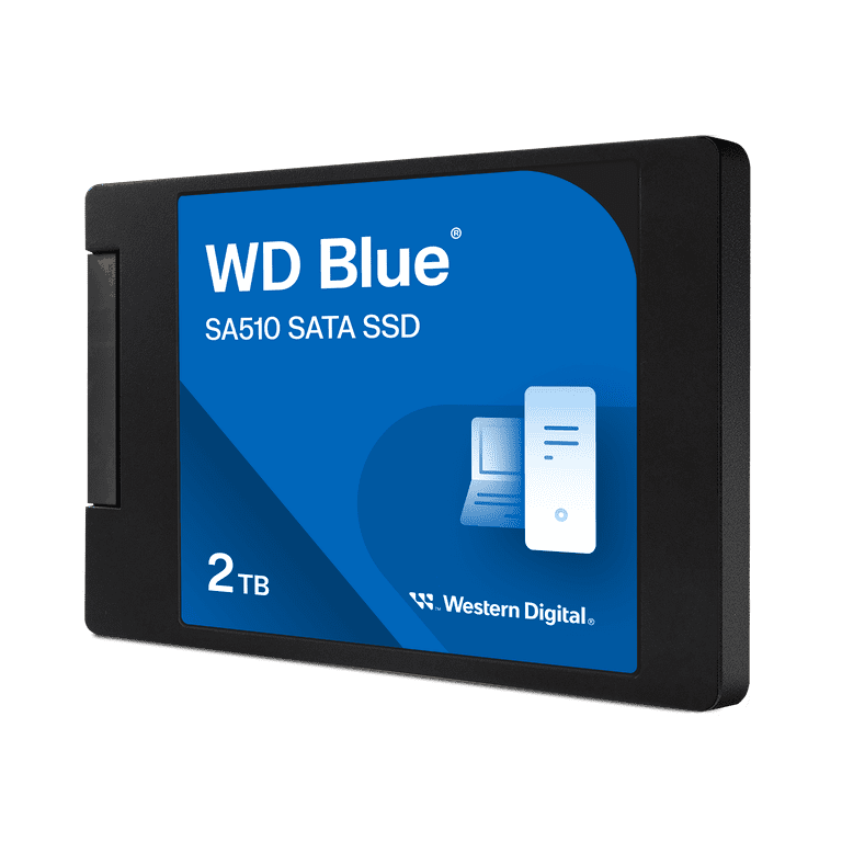 Western Digital 2TB WD Blue SA510 SATA SSD, Internal 2.5”/7mm