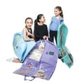 thumbnail image 7 of Kendall Country Dance Garment Bag Costume Organizer for Dancers, Beauty Pageants, Sports, Gymnasts, Figure Skaters, Travel and more - Lavender Purple 40 inch Long, 7 of 7