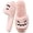 Pink, variant on Spooky Slides Halloween Slippers Soft Plush Cozy Open Toe Indoor Outdoor Fuzzy Slippers Gifts For Girls Women