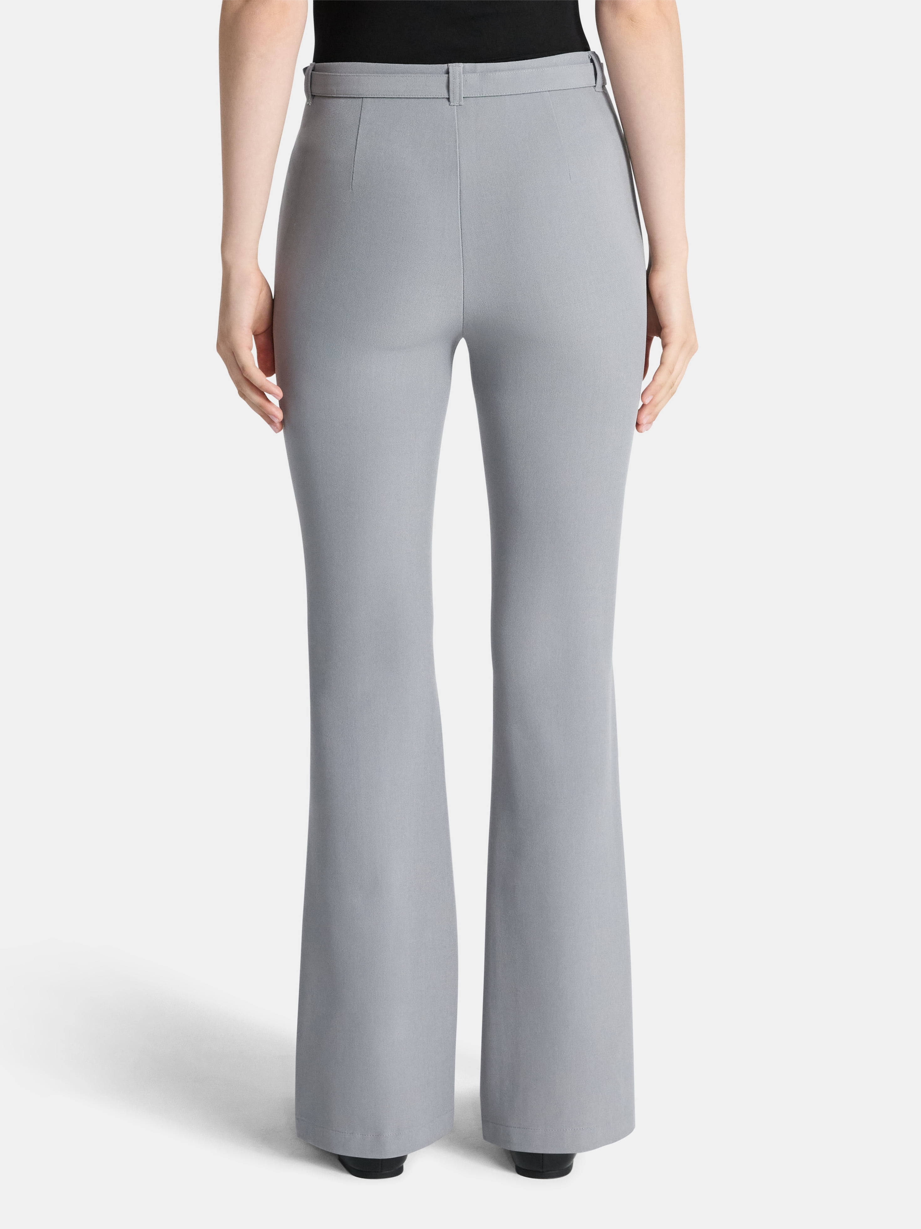 No Boundaries Bootcut Belted Trousers, 31" Inseam, Women's
