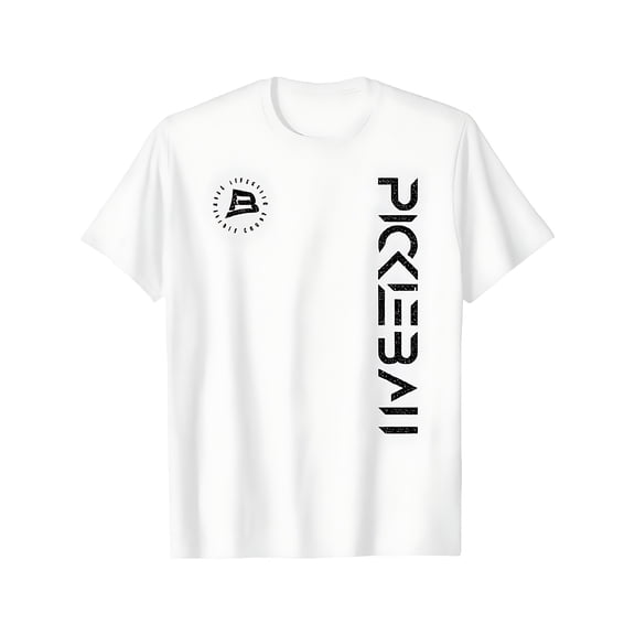 Pickleball T-Shirt - Distressed Casual Athletic Tee Suitable for Training, Tennis,, Softball - Machine Washable Round Neck Shirt
