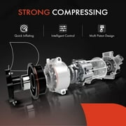 A-Premium Air Conditioner AC Compressor with Clutch Compatible with Dodge Grand Caravan 3.6L 2011-2016, Chrysler Town & Country 200, Journey, Avenger, Ram C/V & Volkswagen Routan