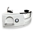 thumbnail image 4 of Whirlpool Bathtub 59,05″ x 59,05″ hot tub double pump with Heater – Sant’Angels, 4 of 6