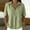 Green, variant on Womens Short Sleeve Half Zipper Top Cotton V Neck Loose Shirts Summer Casual Work Tops with Pockets