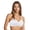 White, variant on Women's Bestform 5006248 Striped Wireless Cotton Lightly-Lined Cup Bra (White 38D)