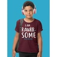 thumbnail image 2 of Be Rawrrsome T-Shirt Juniors -Image by Shutterstock,  Large, 2 of 4