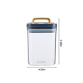 thumbnail image 3 of BAOPAI Food Grade Plastic Storage Containers With One Handed Buckle Seal For Kitchen Pantry Organization Of Grains Snacks Dry Goods And Tea In Multiple Sizes, 3 of 7